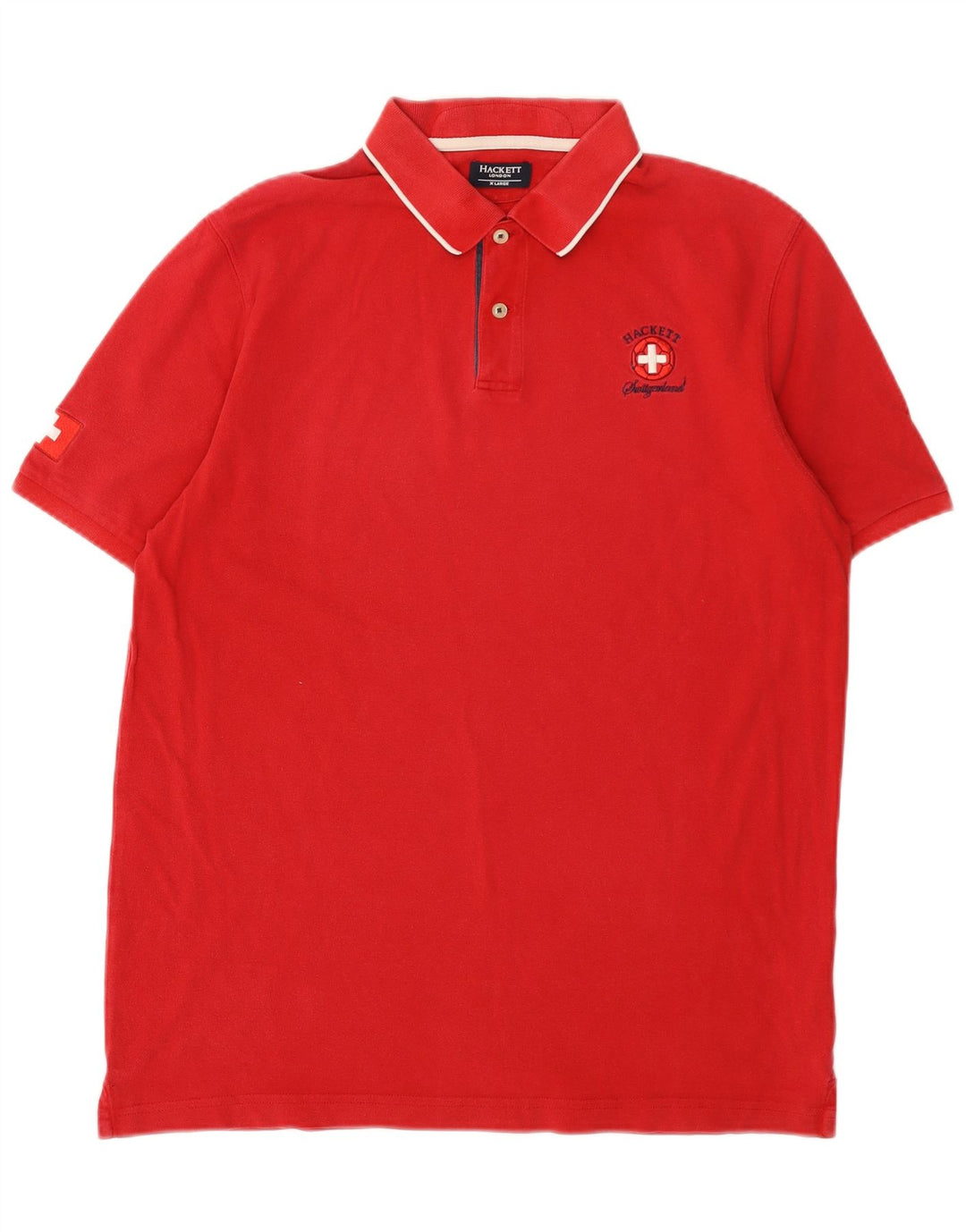 Tricou polo Hackett pentru bărbați XL bumbac roșu