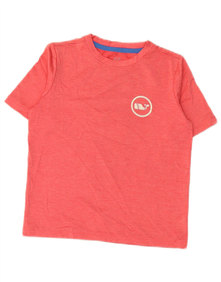 VINEYARD VINES Băieți Performance Tricou Grafic Top 4-5 Ani Roz