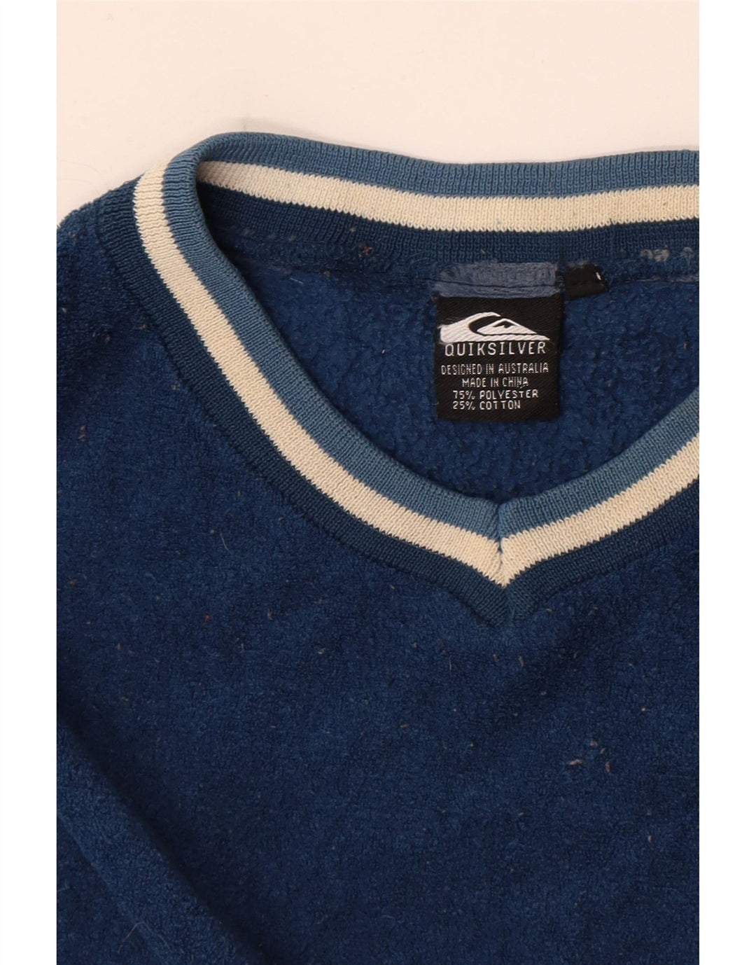 Pulover din lână Quiksilver pentru bărbați, poliester albastru 2XL