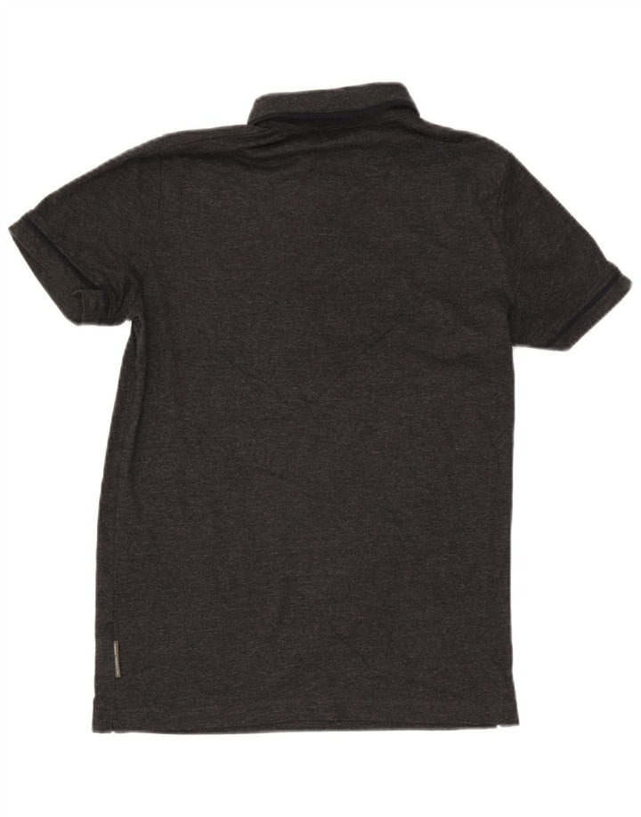Tricou polo pentru bărbați French Connection, bumbac cu pete gri mic