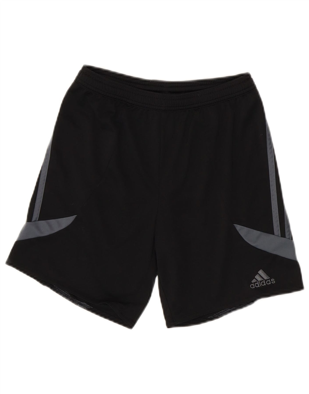 Pantaloni scurți sport Climalite ADIDAS pentru băieți 11-12 ani, mari, negru, color block