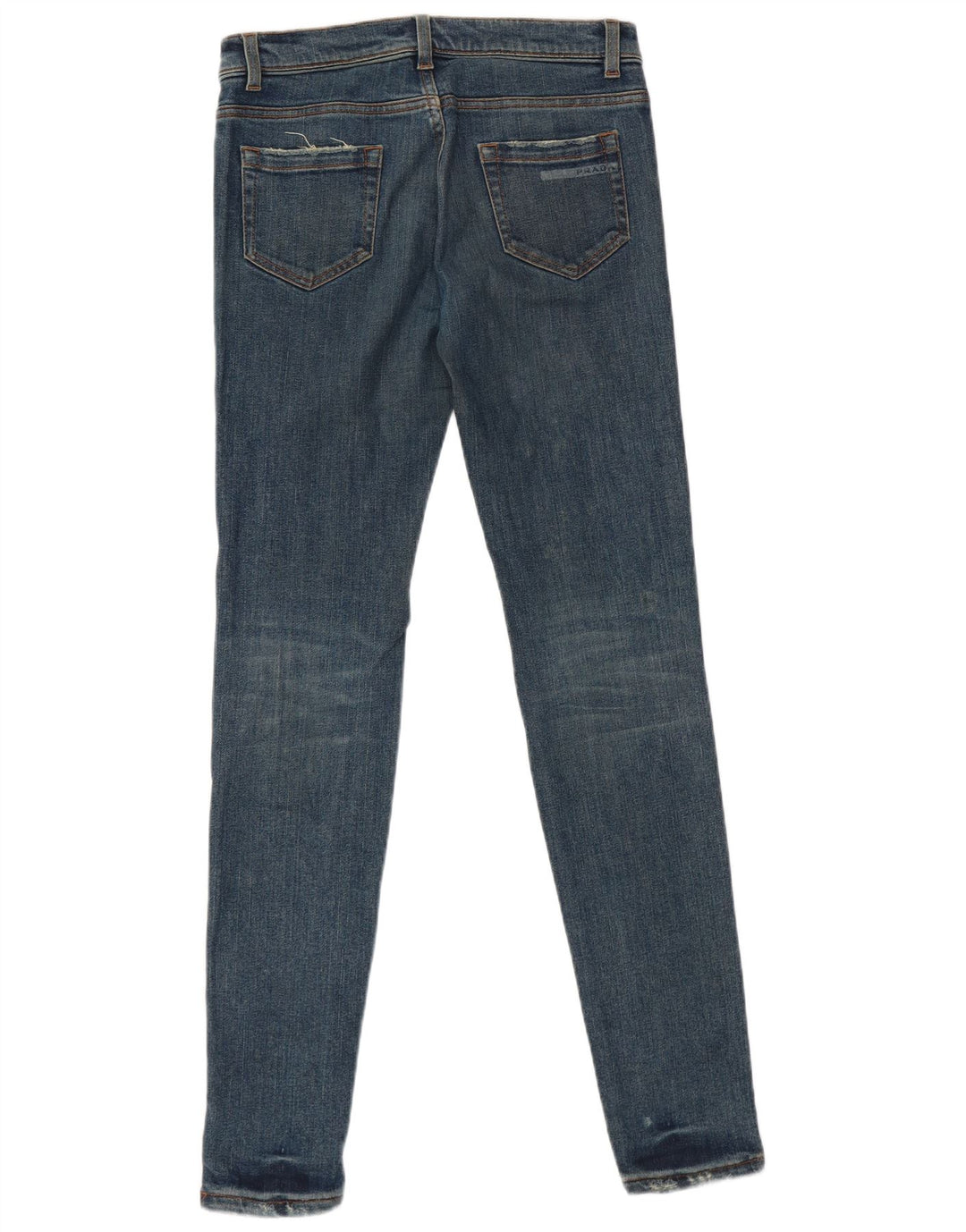 Blugi skinny pentru femei Prada L26 L32 bumbac bleumarin