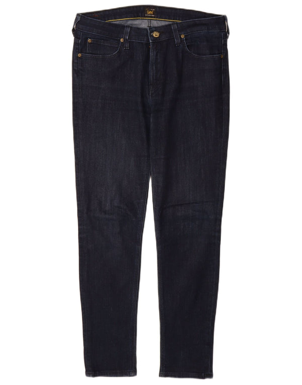 Blugi skinny pentru femei Scarlett Lee W32 L31 bumbac bleumarin