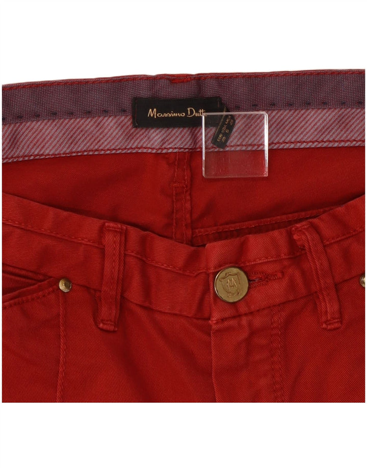 Blugi subțiri Massimo Dutti pentru damă EU 38 Mici W28 L30 Roșii