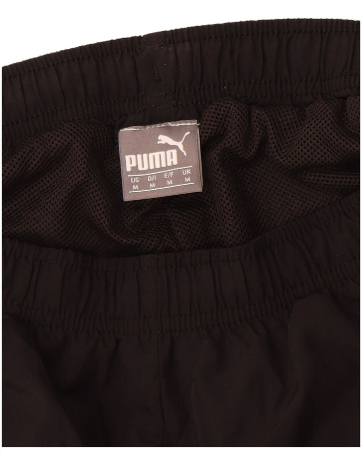 Pantaloni de trening Puma Grafic pentru bărbați Pantaloni de jogging Poliester mediu negru