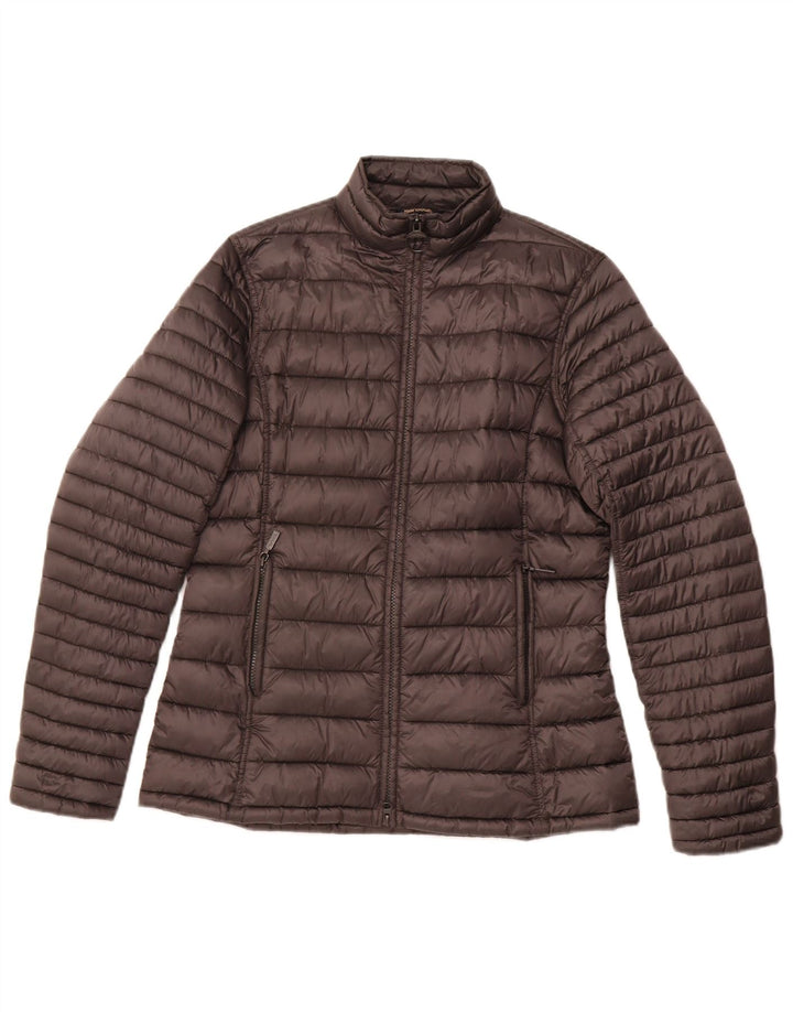 Jachetă căptușită cu tartan de iarnă Barbour UK 14, mare, gri iarnă