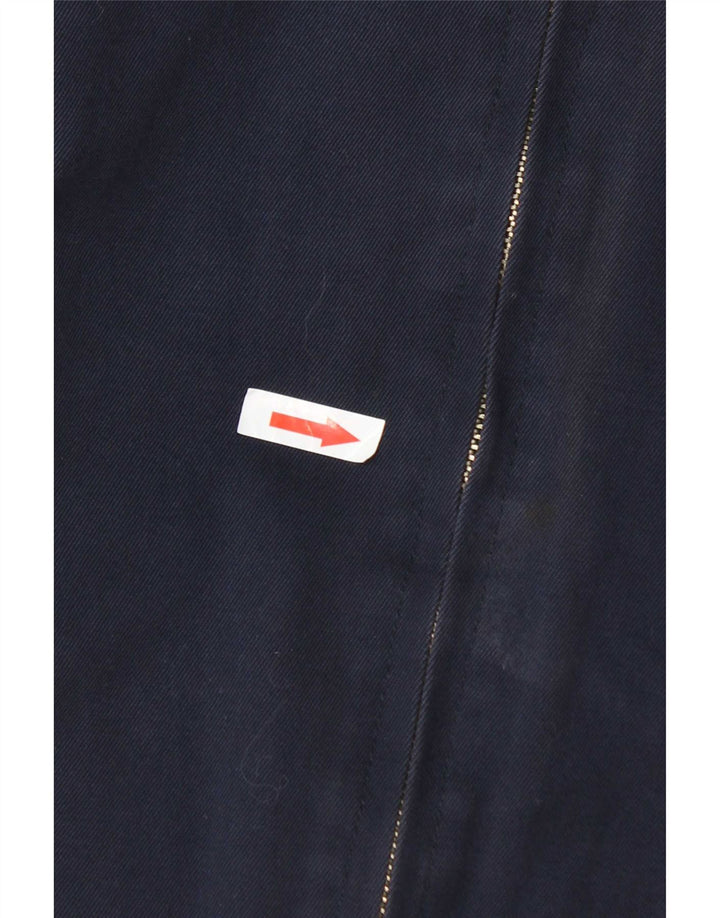 Rifle Bomber Jacket pentru bărbați UK 42 2XL Bumbac bleumarin
