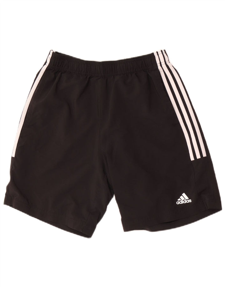 Pantaloni scurți sport pentru bărbați Adidas, poliester mediu negru