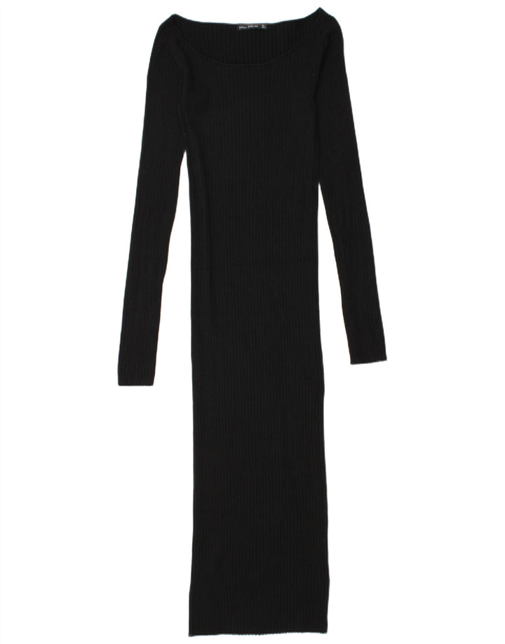 Rochie Pulover pentru Damă Zara UK 8 Mic Negru