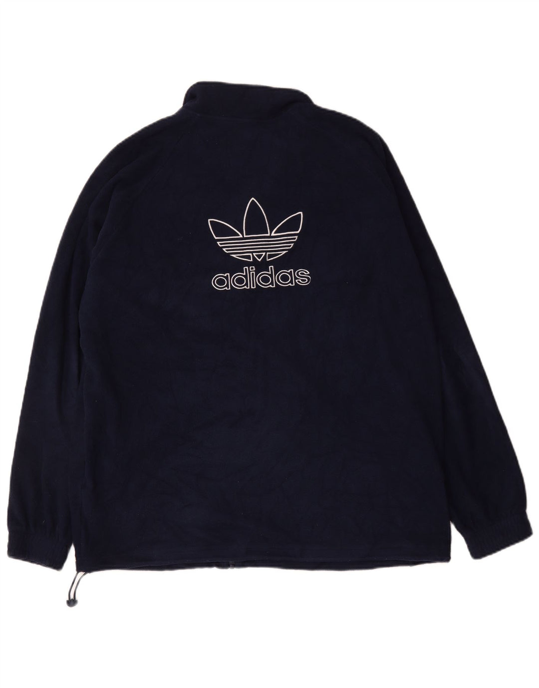 Jachetă pentru bărbați ADIDAS Graphic Fleece UK 42 XL Bleumarin Poliester