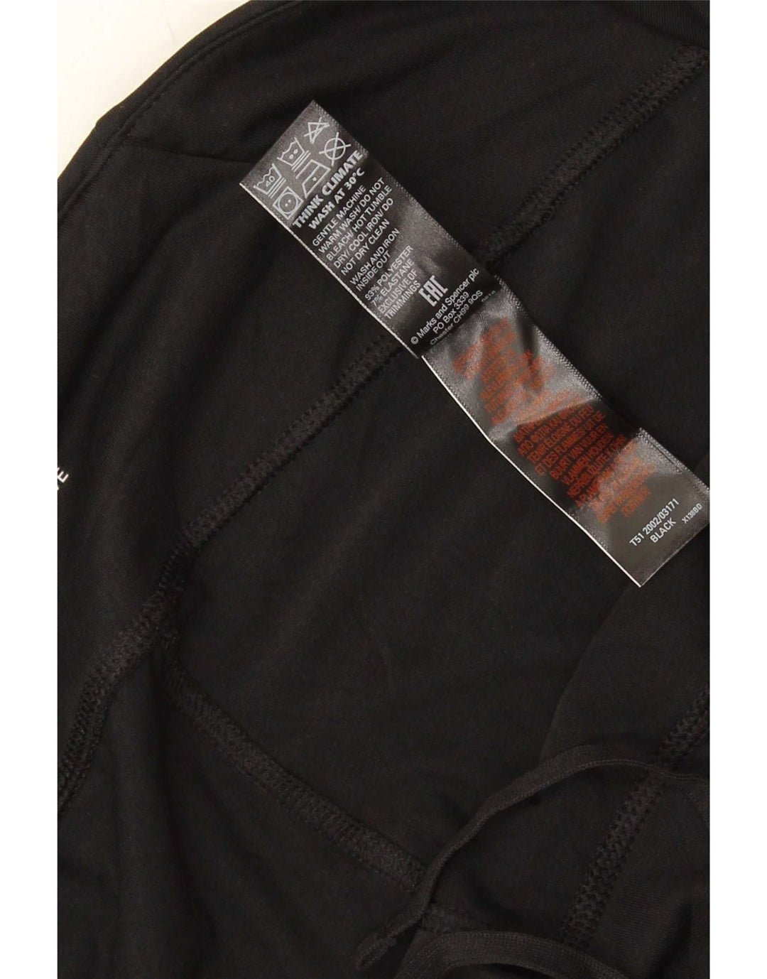 Leggings pentru femei Marks & Spencer UK 22 3XL Poliester negru