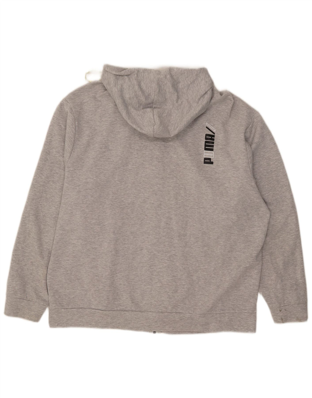 Pulover Puma pentru bărbați, cu fermoar, XL, bumbac gri