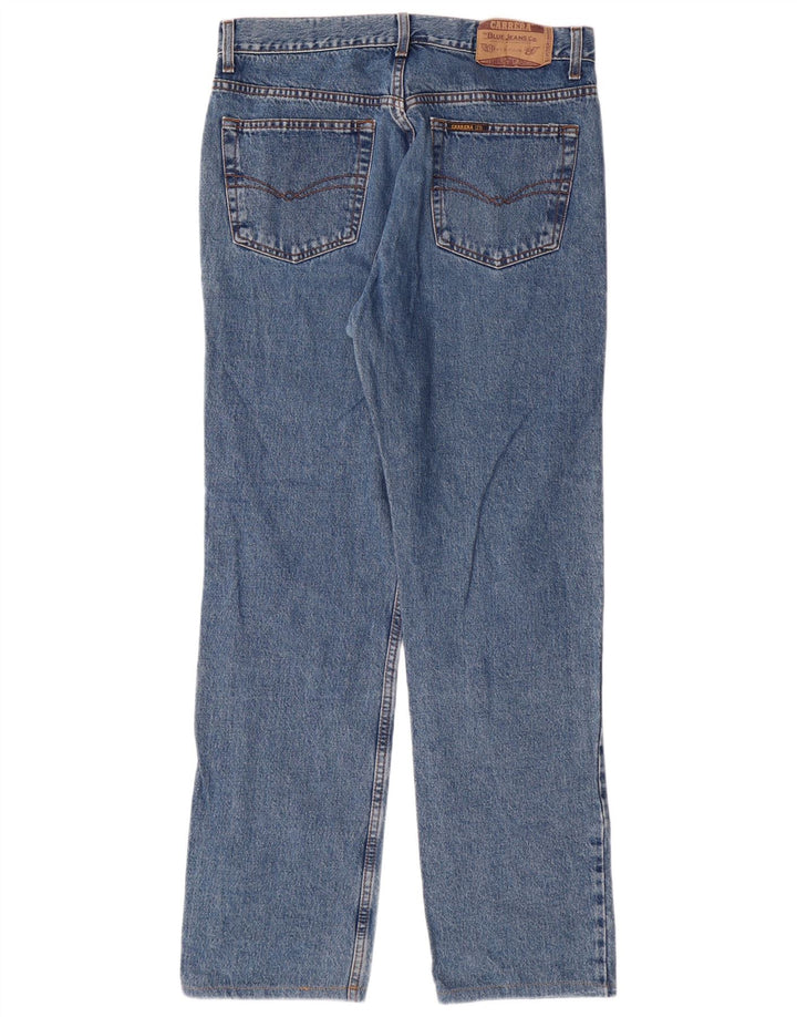 CARRERA Mens Straight Jeans W36 L32 Blue Cotton