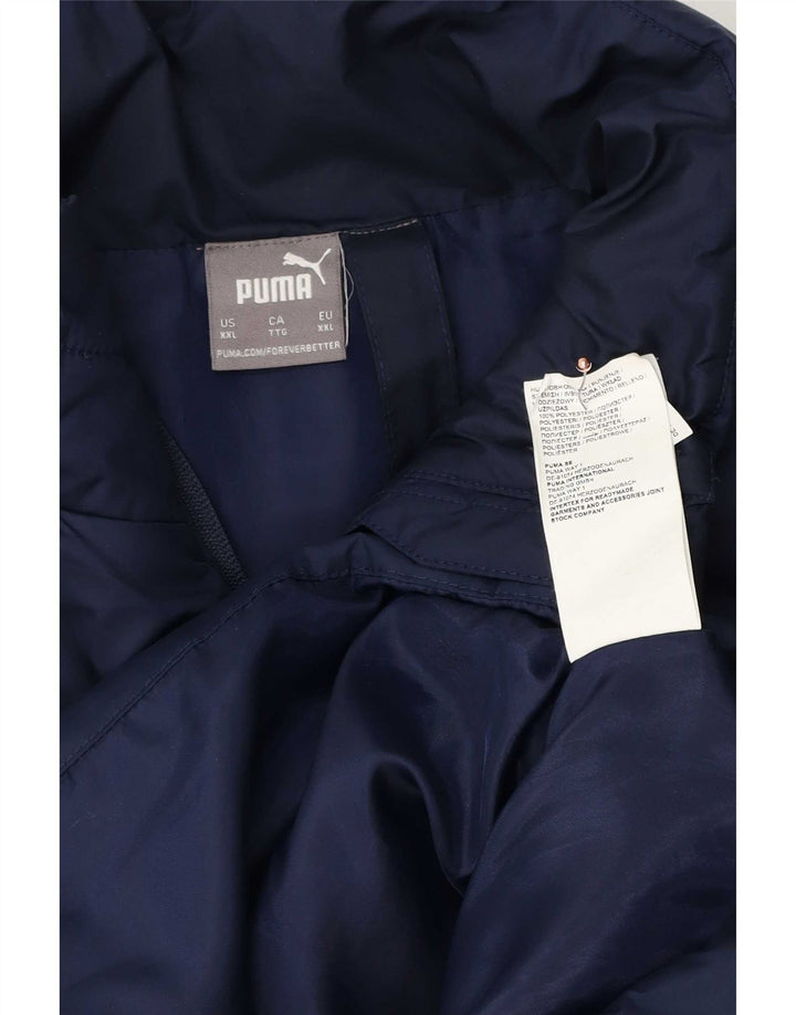 Jachetă puma pentru bărbați UK 44 2XL bleumarin poliester