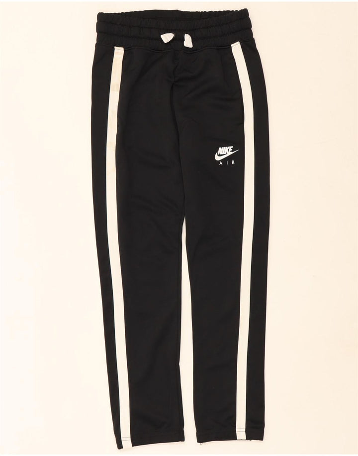 Pantaloni de trening Nike pentru băieți 12-13 ani, mari, negru, poliester color bloc
