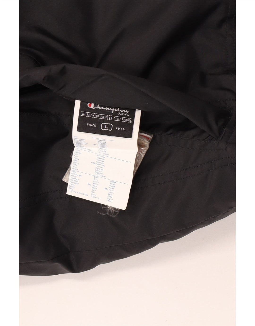 Gilet capitonat reversibil pentru bărbați Champion UK 40 Poliamidă neagră mare