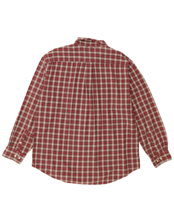 Cămașă pentru bărbați Tommy Hilfiger XL, bumbac cu carouri roșii