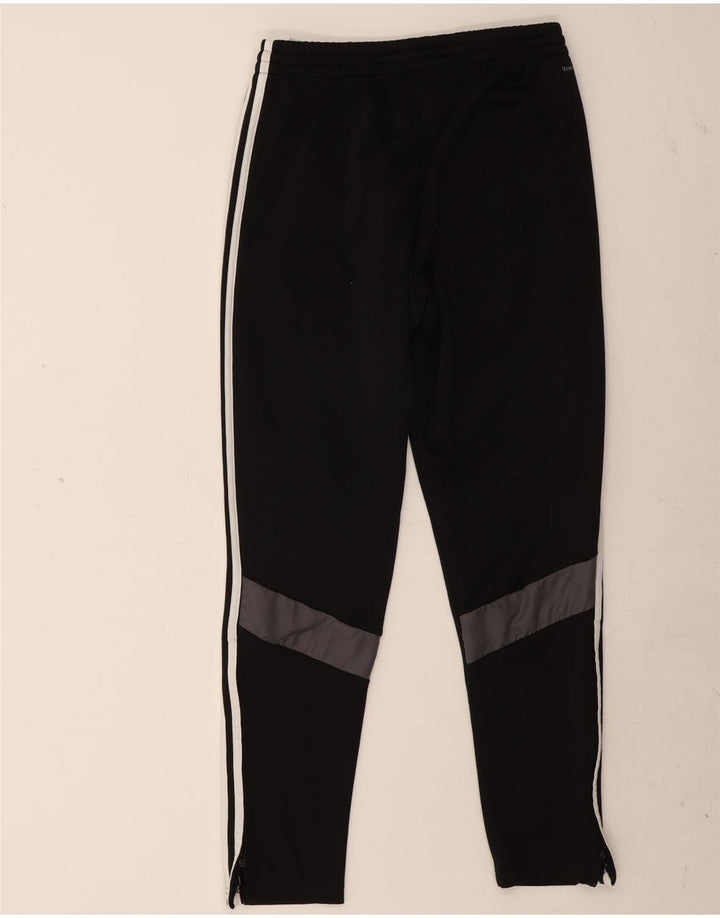 Pantaloni de trening Adidas pentru femei UK 12 Medium Black Colorblock Poliester