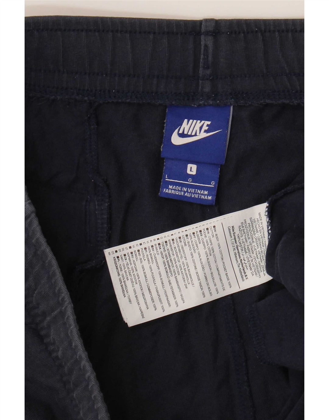 Pantaloni scurți sport Nike pentru bărbați, mari, albastru, bumbac