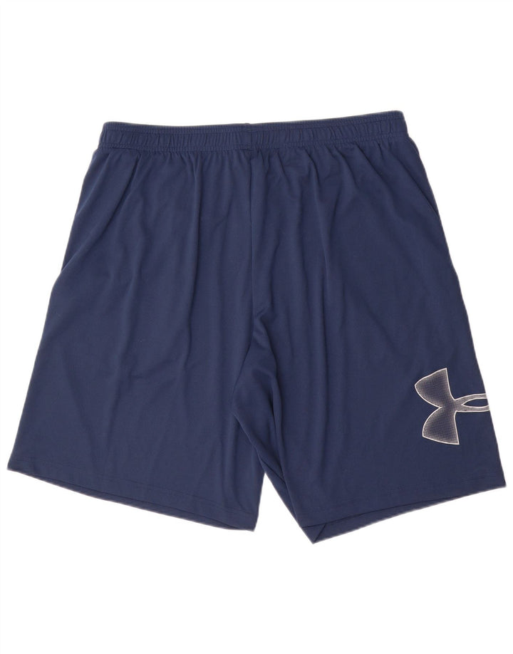 Pantaloni scurți sport grafic pentru bărbați UNDER ARMOUR XL poliester bleumarin