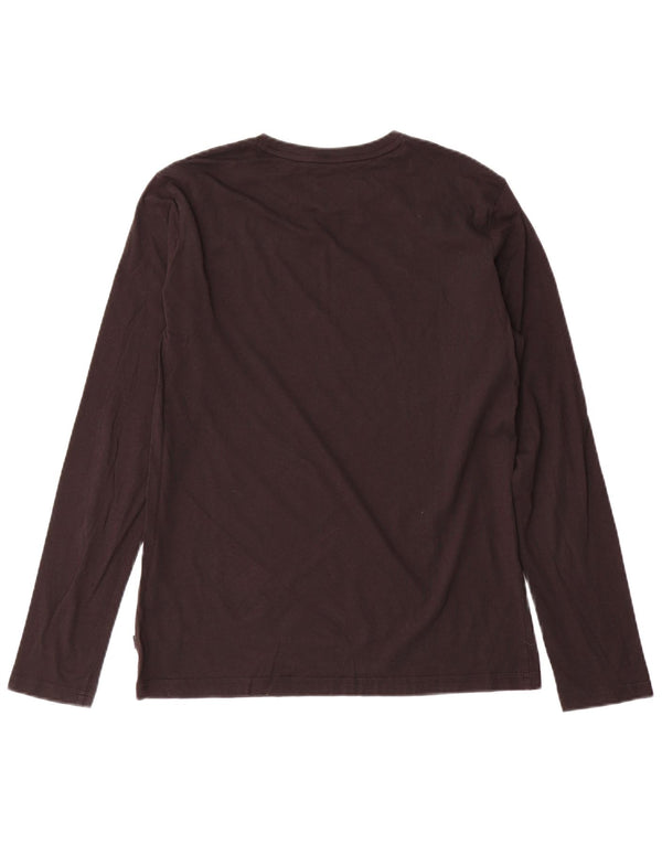 PUMA Băieți Graphic Top Manecă Lungă 15-16 Ani XL Negru