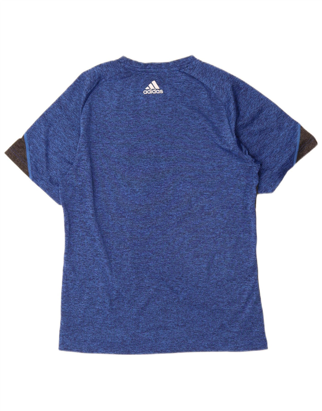 Tricou pentru bărbați Adidas Climacool Graphic Top Mediu Albastru Poliester Bloc de culoare
