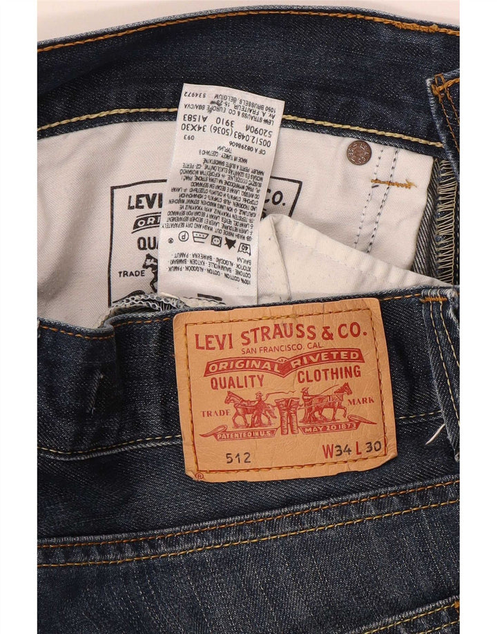 Blugi Levi's 512 Bootcut W34 L29 Albastru