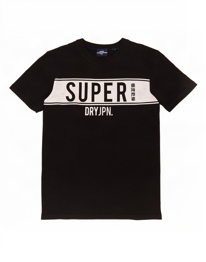 Tricou grafic pentru bărbați Superdry Top mic negru Colorblock