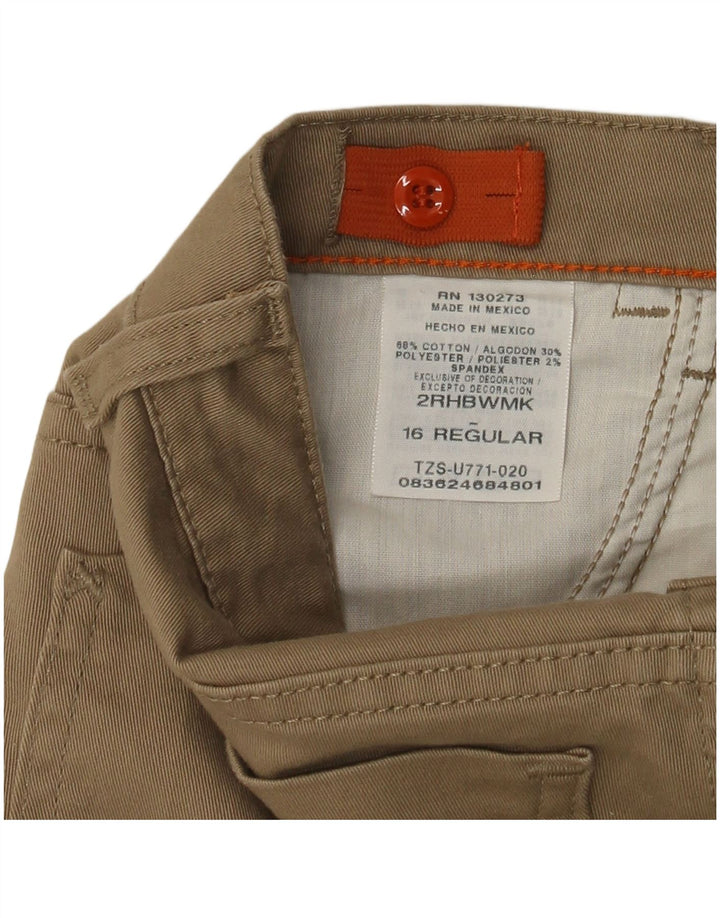 Pantaloni scurți casual WRANGLER Băieți 15-16 Ani W28 Bej Bumbac