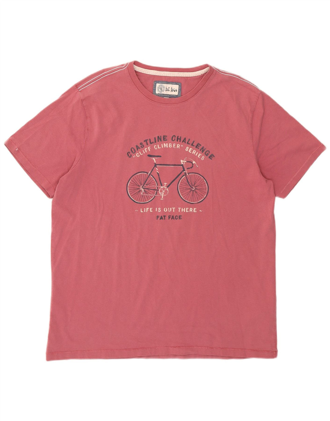 Tricou grafic pentru bărbați Fat Face Top mare bumbac roșu