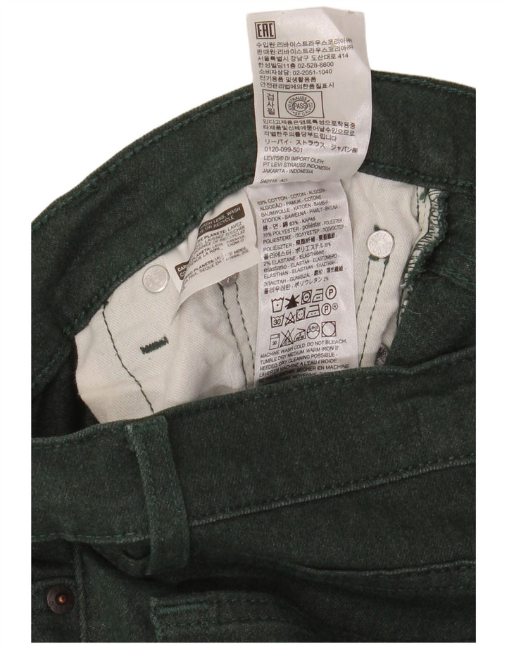 Blugi 511 Slim LEVI'S pentru bărbați W33 L30 bumbac verde