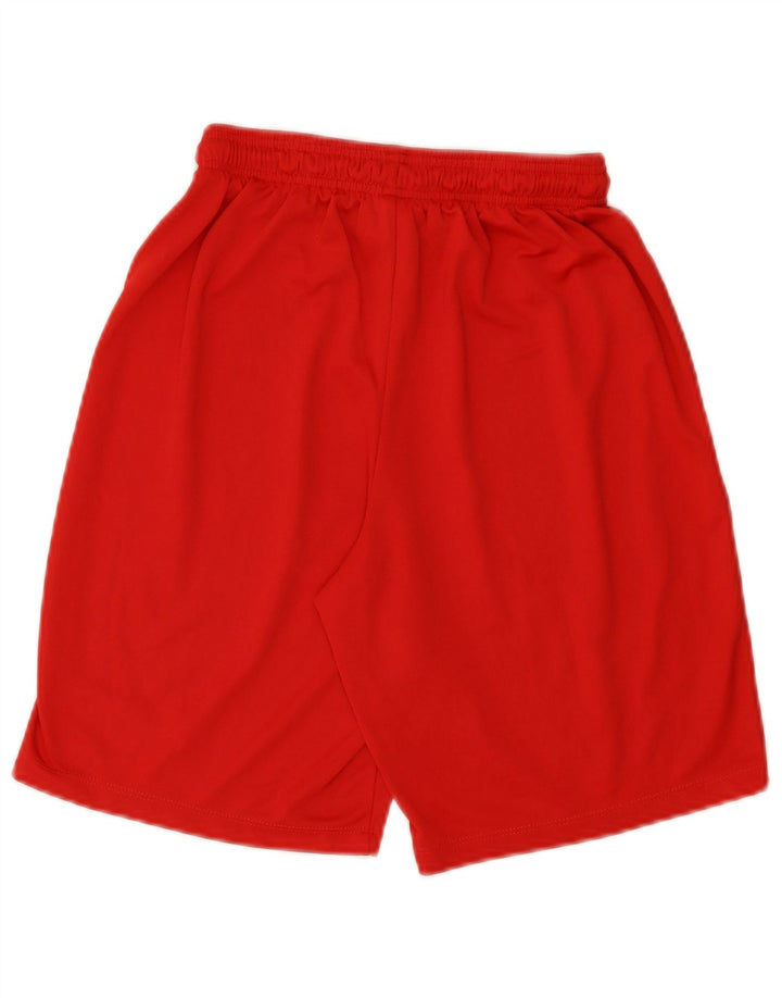 Pantaloni scurți sport Nike Dri Fit pentru bărbați, poliester roșu mediu
