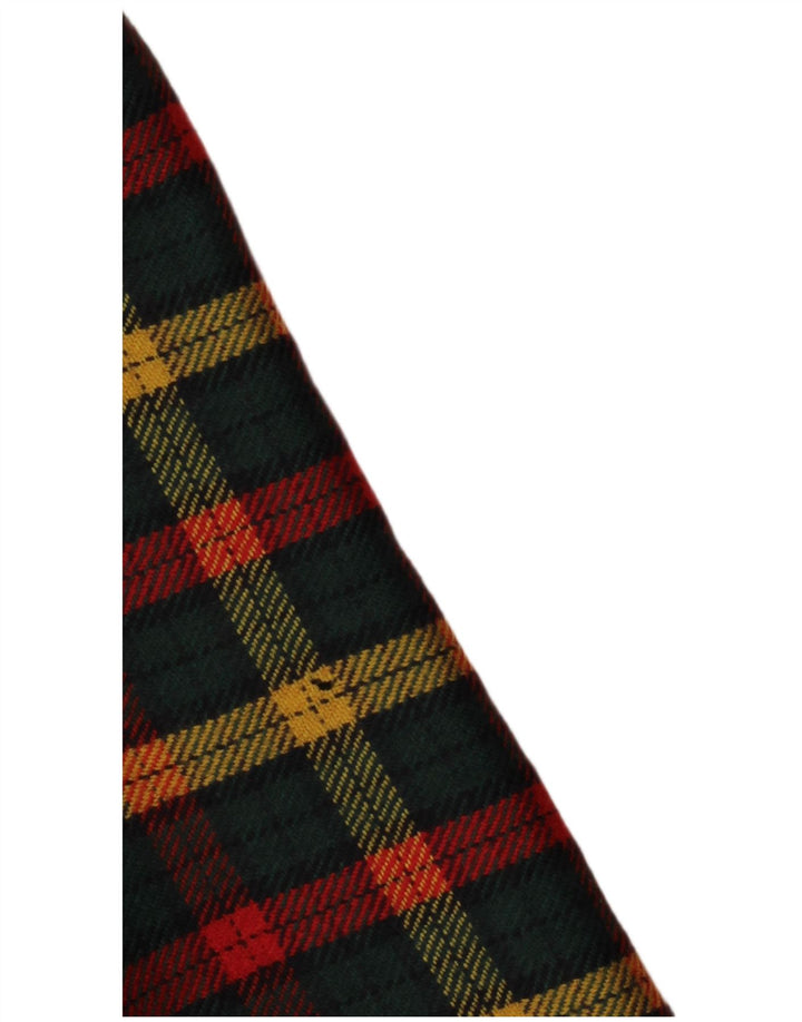 Jachetă Blazer Superior pentru femei cu 3 nasturi IT 46 Lână virgină cu carouri mari, verde