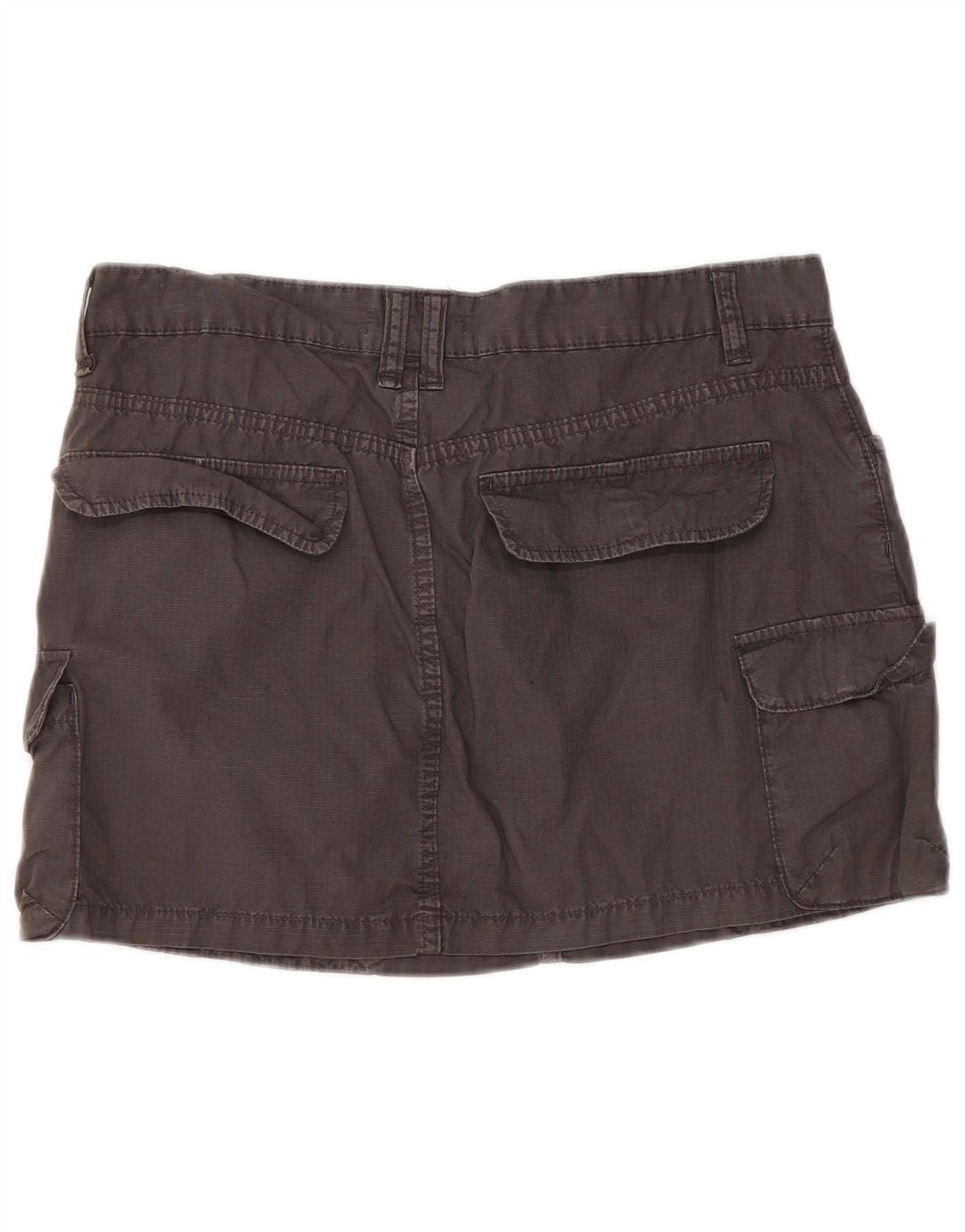 Fusta mini cargo pentru femei Zara, mare W30, bumbac gri