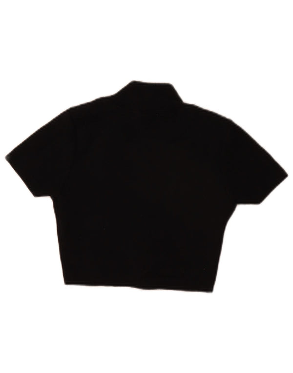 Bluză Crop Top Femei Zara UK 8 Poliester negru mic