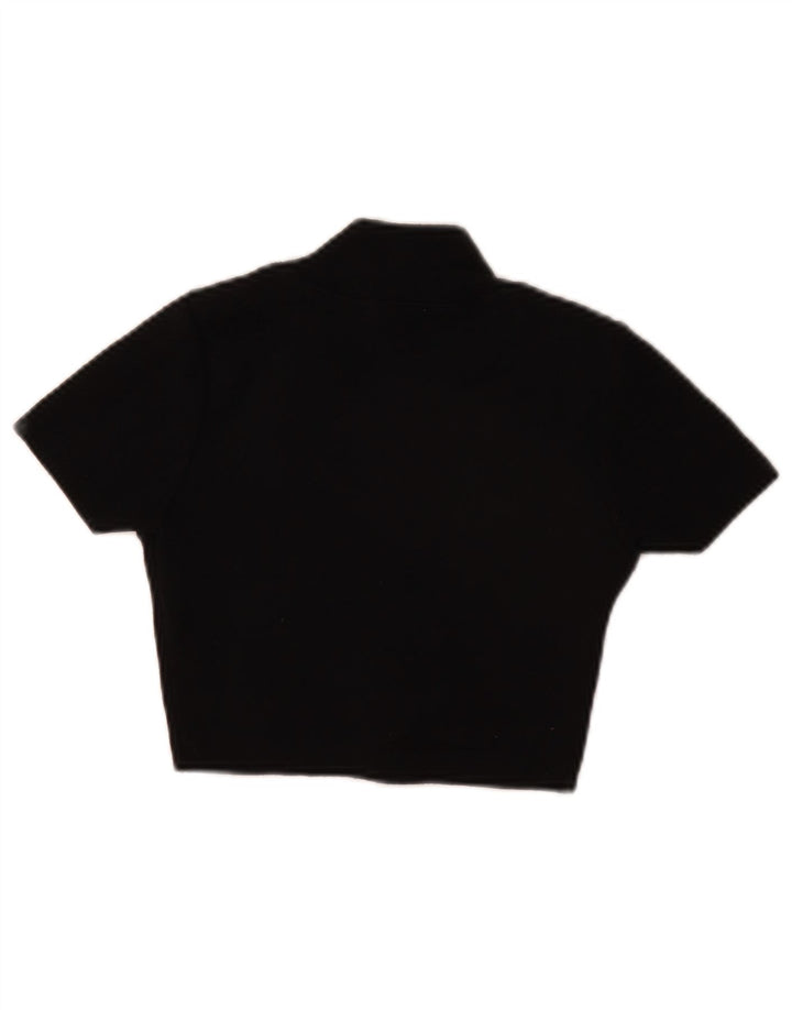 Bluză Crop Top Femei Zara UK 8 Poliester negru mic
