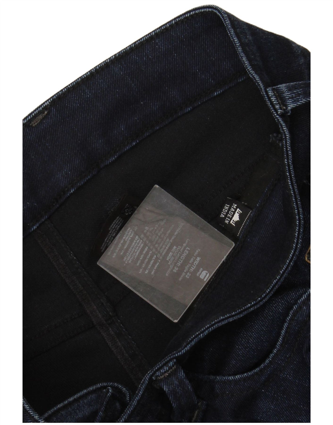 Blugi G-STAR Revend Super Slim pentru bărbați W33 L34 Bumbac bleumarin