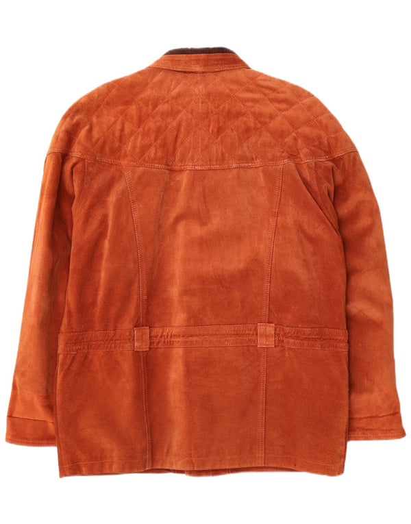 Jachetă Vintage pentru bărbați din piele intoarsa IT 48 Medium Brown Suede