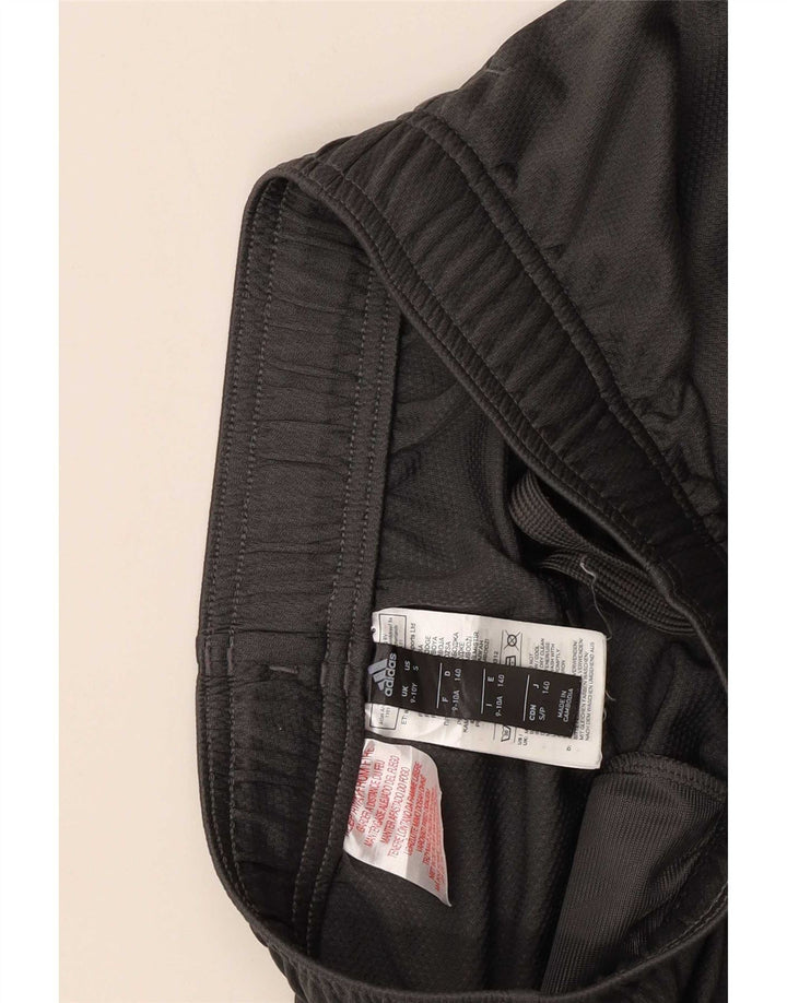 Pantaloni scurți sport pentru băieți Adidas Climacool 9-10 ani, gri, poliester color bloc