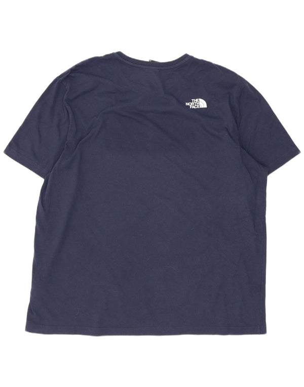 Tricou grafic pentru bărbați The North Face Top 2XL Bumbac bleumarin