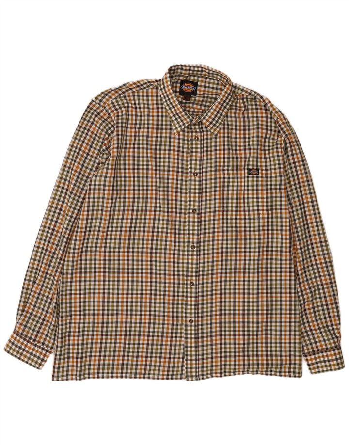 Cămașă din flanel pentru bărbați Dickies 3XL, poliester vichy multicolor
