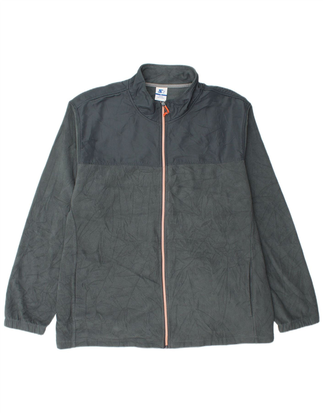 Jachetă fleece pentru bărbați Starter UK 44 2XL poliester gri