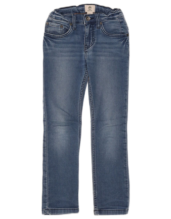 Blugi Timberland Fete Slim 7-8 Ani L20 L22 Bumbac Albastru