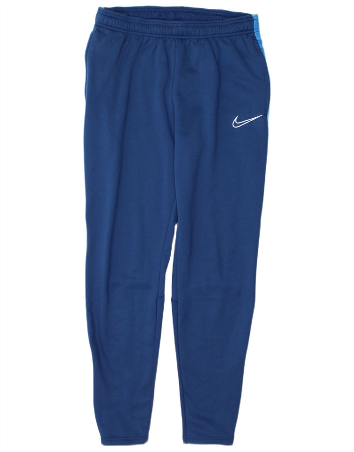 Pantaloni de trening Nike Dri Fit pentru bărbați, albastru mediu, poliester color bloc