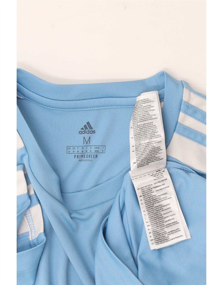 Tricou pentru bărbați Adidas Aeroready Top Medium Blue Colorblock Poliester