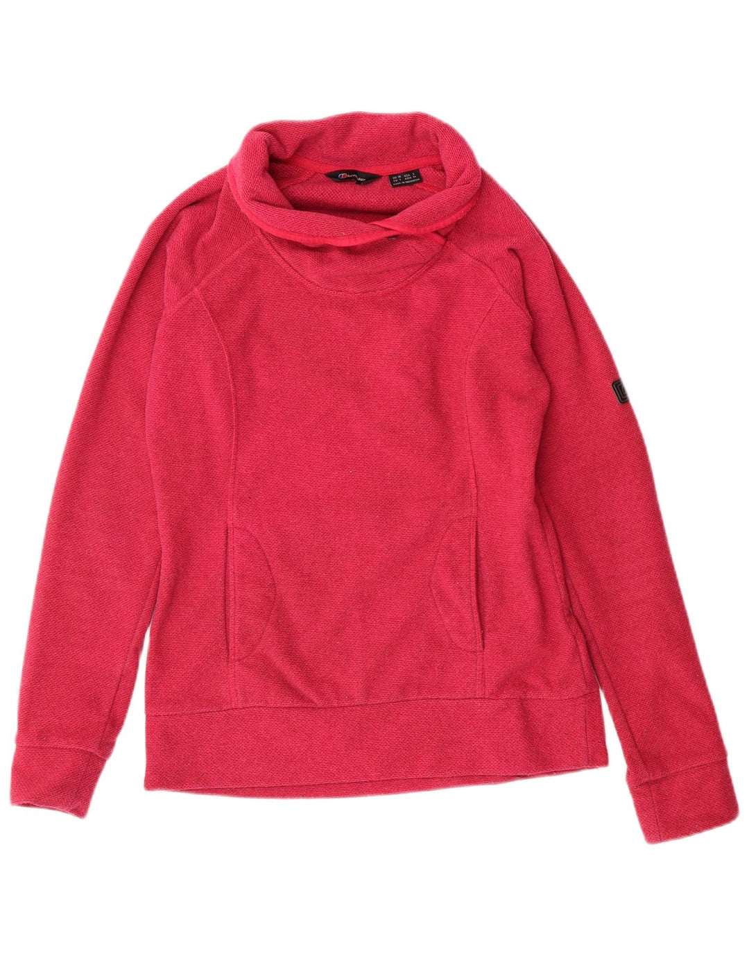 BERGHAUS Pulover pentru damă cu gât rulat Pulover UK 10 Poliester roz mic