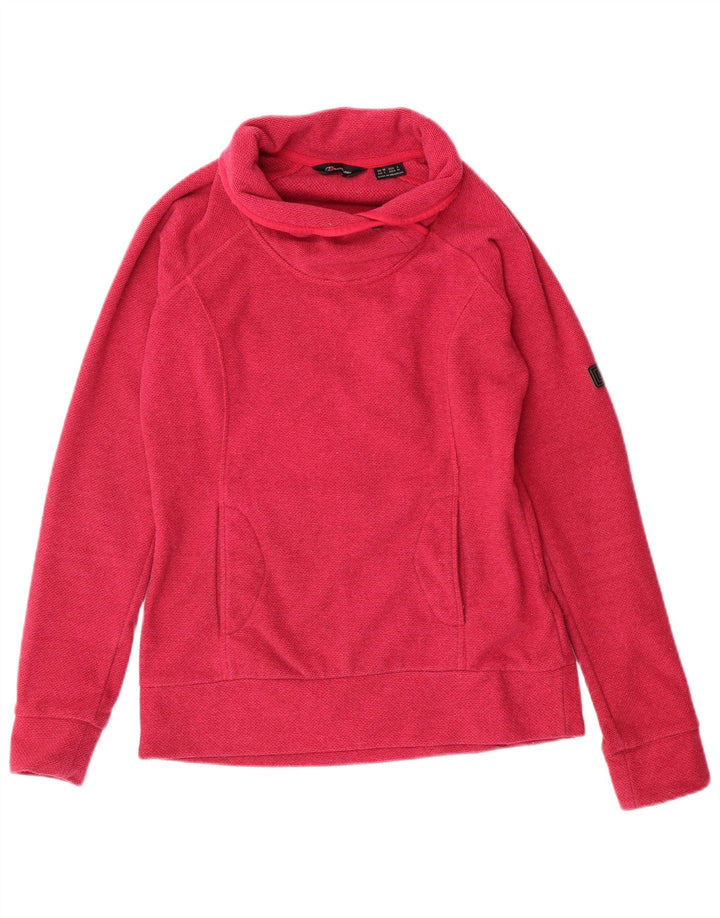 BERGHAUS Pulover pentru damă cu gât rulat Pulover UK 10 Poliester roz mic