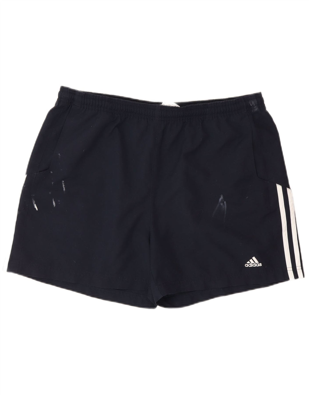 Pantaloni scurți sport adidas pentru femei UK 18 XL bleumarin poliester