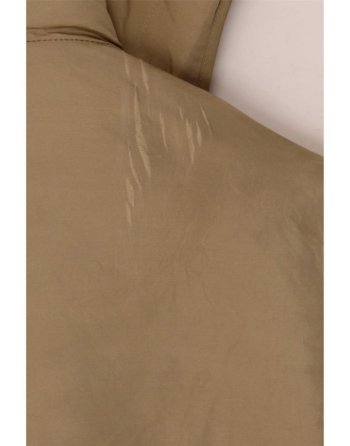 Jachetă parka supradimensionată cu glugă Massimo Dutti pentru femei UK 6 XS kaki