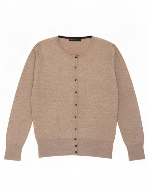 Pulover cardigan pentru femei Marks & Spencer UK 14 Medium Beige Viscose